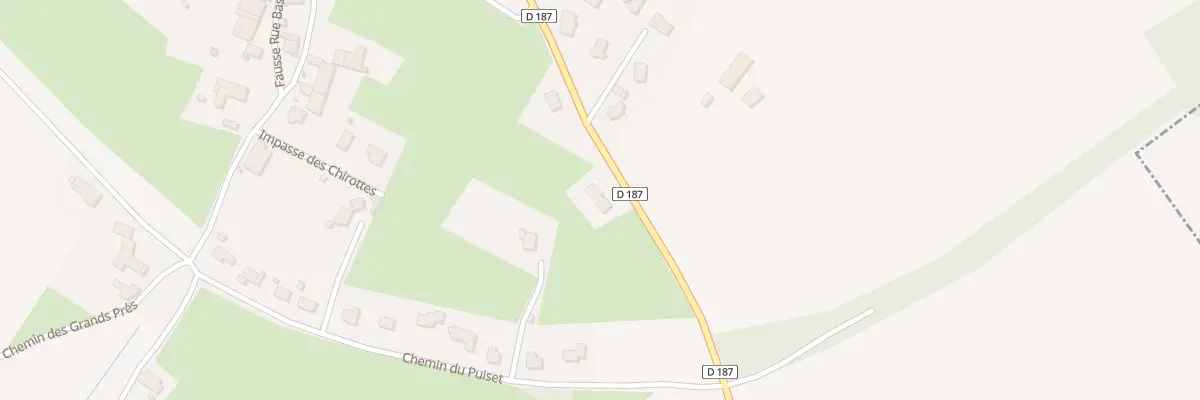 Plan du 6 Rte de Banne à Sornay