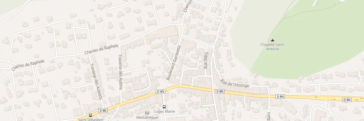 Plan du 9152 Bd Gambetta à Cuges-les-Pins