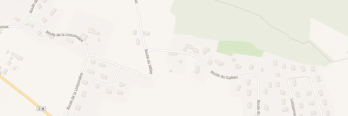 Plan du 685 Rte du Gallien à Domessin