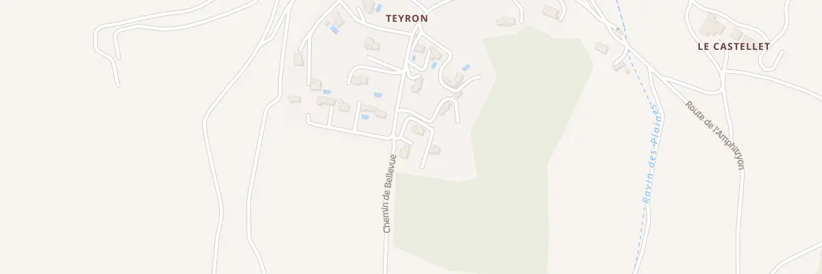 Plan du 7040 Teyron à Villemus