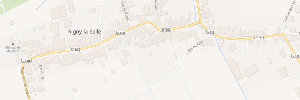 Plan du 11 Rue du Bourg En Bourg à Rigny-la-Salle
