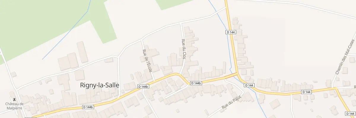Plan du 55 Gr Grande Rue à Rigny-la-Salle