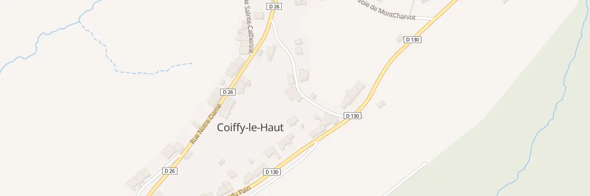 Plan du 8 Rue des Fosses du Chateau à Coiffy-le-Haut