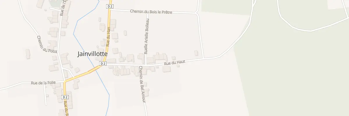 Plan du 25 Rue du Haut à Jainvillotte