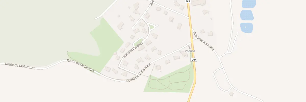 Plan du 14 Rue de Molamboz à Vadans
