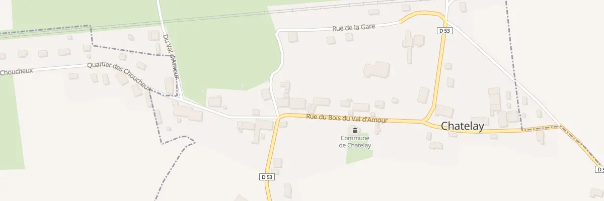 Plan du 7 Rue du Val d’Amour à Chatelay