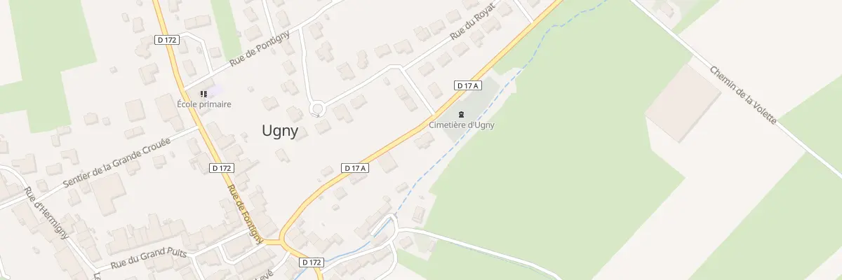 Plan du 7 Rue de la Croix Ste Agathe à Ugny