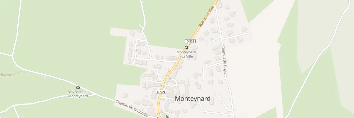 Plan du 2 Che du Champa à Monteynard