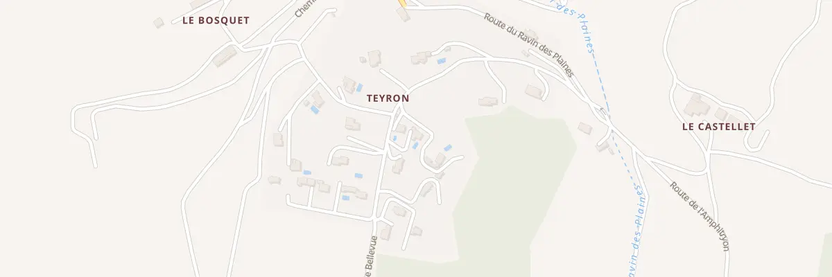 Plan du 5002 Teyron à Villemus