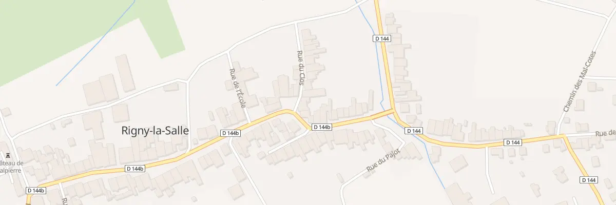 Plan du 57 Gr Grande Rue à Rigny-la-Salle