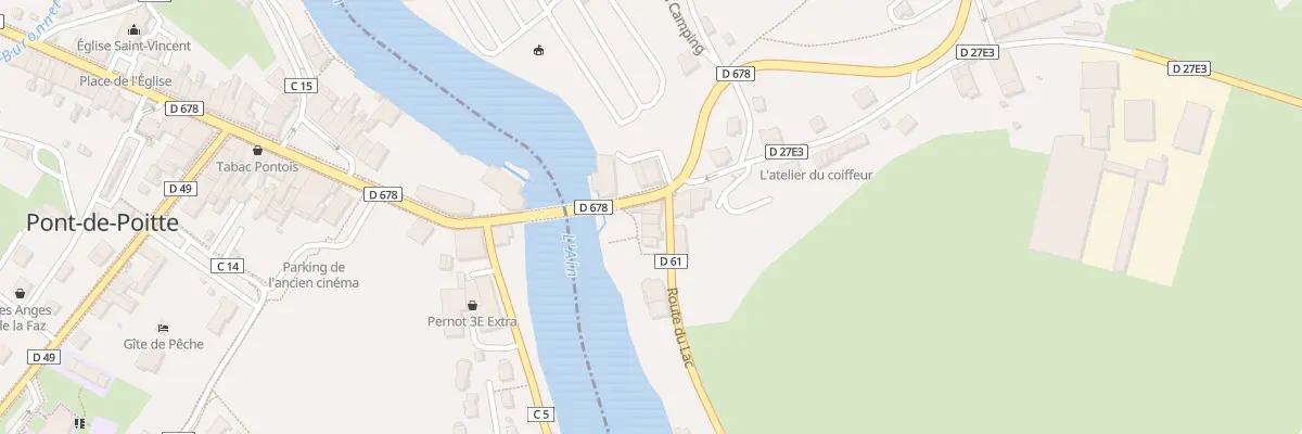 Plan du 2 Rte du Lac à Patornay