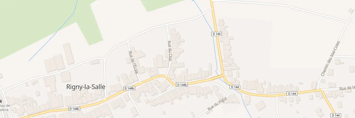 Plan du 6B Rue du Clos à Rigny-la-Salle