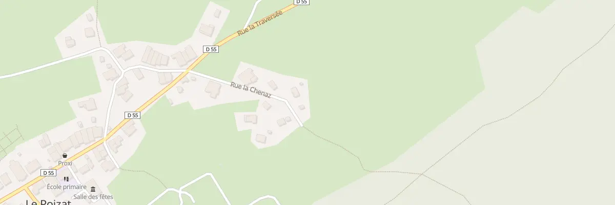 Plan du 261 Rue la Chenaz au Poizat-Lalleyriat