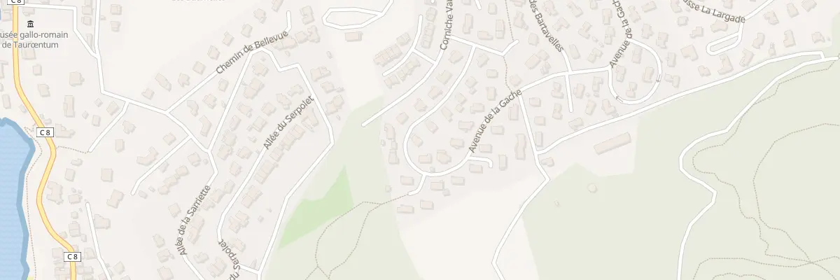 Plan du 38 Av de la Gache à Saint-Cyr-sur-Mer