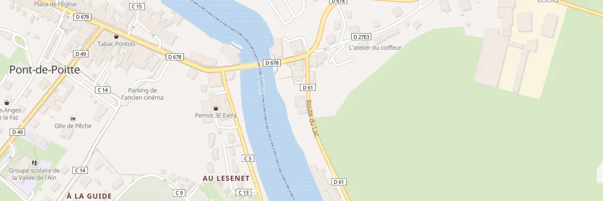 Plan du 8 Rte du Lac à Patornay