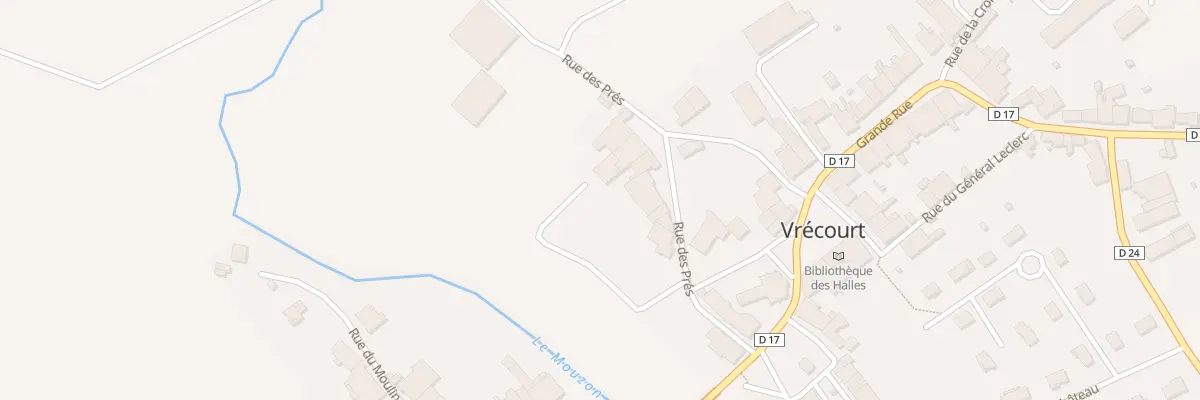 Plan du 5 Rue des Prés à Vrécourt