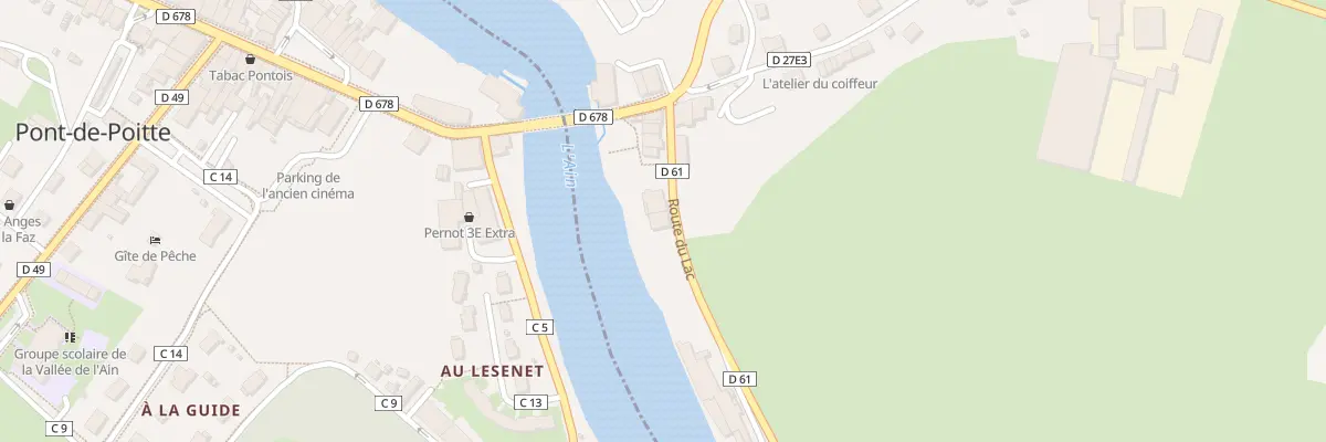 Plan du 10 Rte du Lac à Patornay
