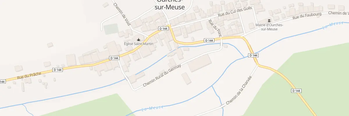 Plan du 2 Cr Dit du Germay à Ourches-sur-Meuse