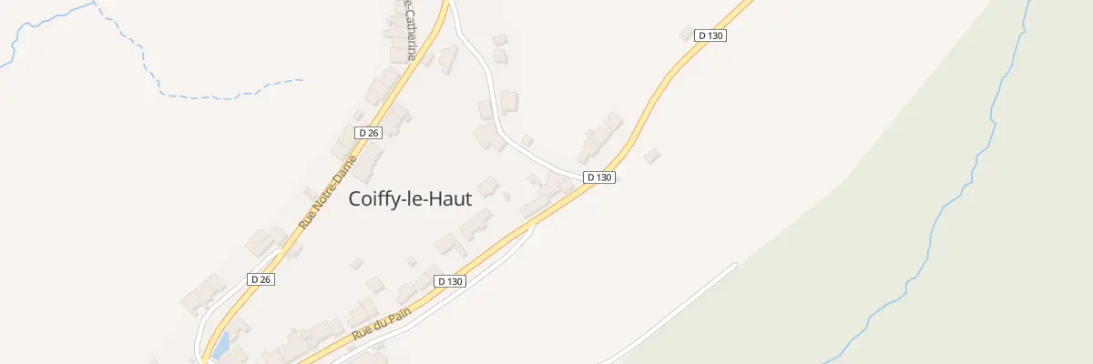 Plan du 10 Rue des Fosses du Chateau à Coiffy-le-Haut