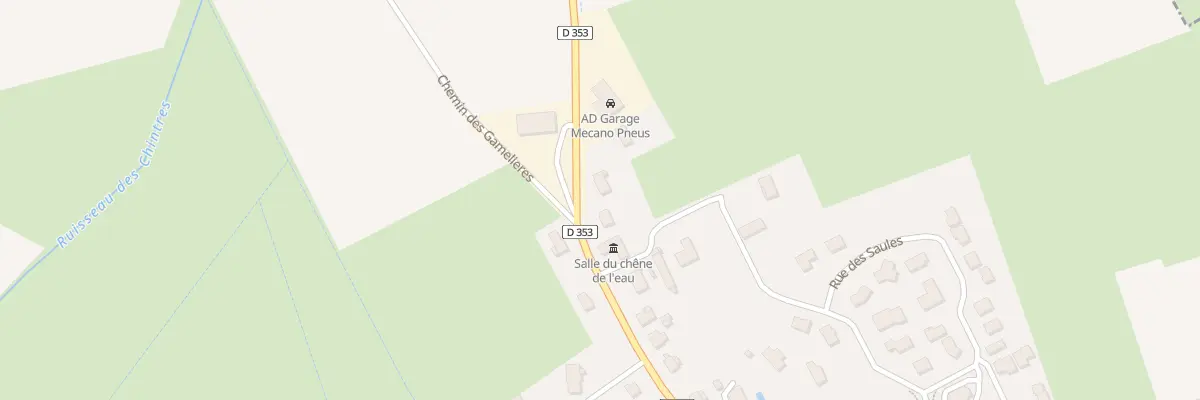 Plan du 14T Rte de Banne à Pagney