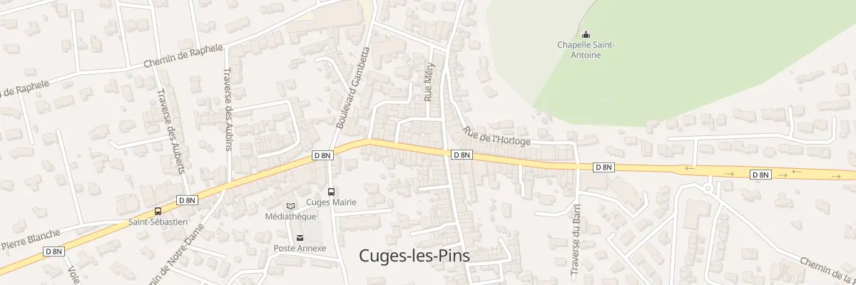 Plan du 5411 Le Village à Cuges-les-Pins