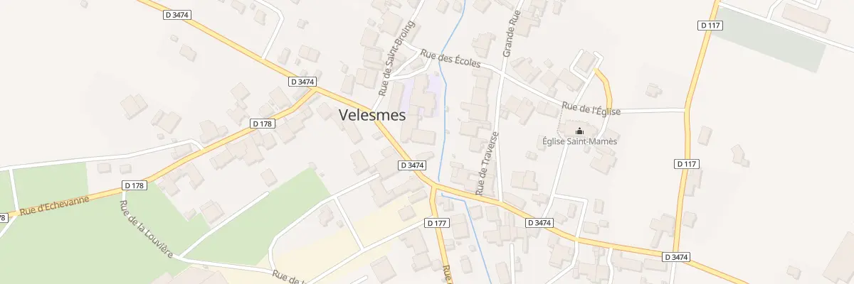 Plan du 2 Rte de Gray / Velesmes à Velesmes-Échevanne