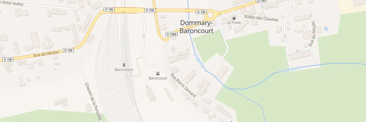 Plan du 5 Pl du Commandant Hoche à Dommary-Baroncourt