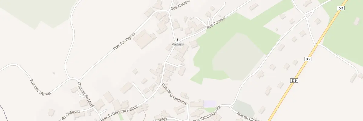 Plan du 5 Rue du Général Delort à Vadans