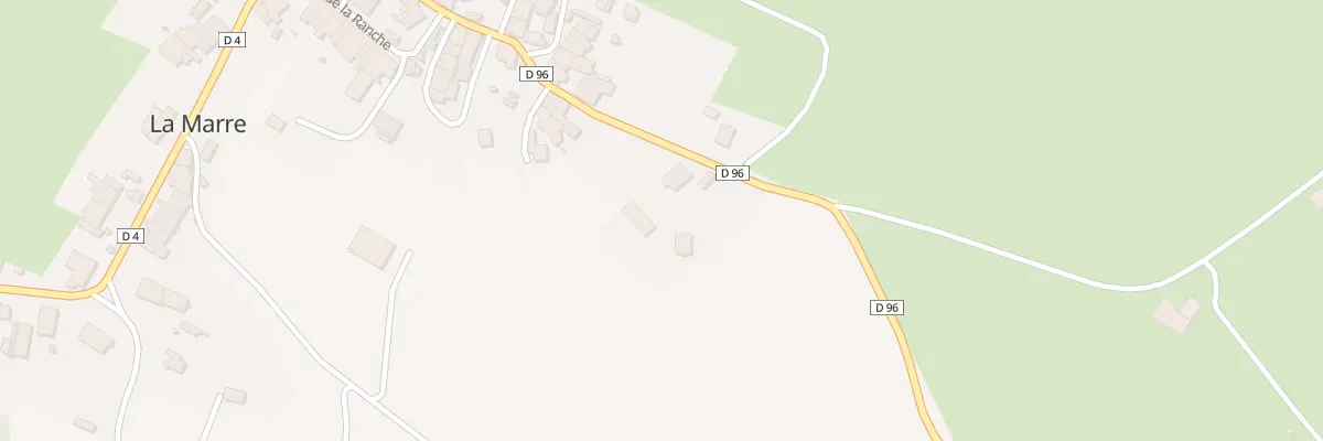 Plan du 13 Rte de Mirebel à La Marre