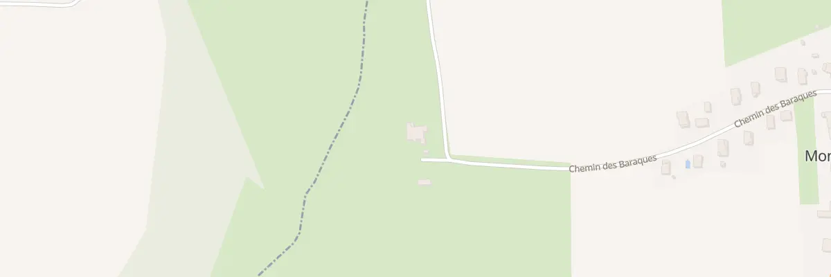 Plan du 11 Che des Baraques à Monteplain