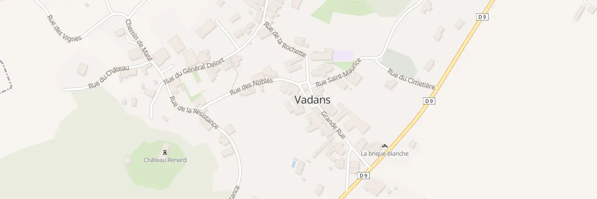 Plan du 5 Pl Claude Dejoux à Vadans