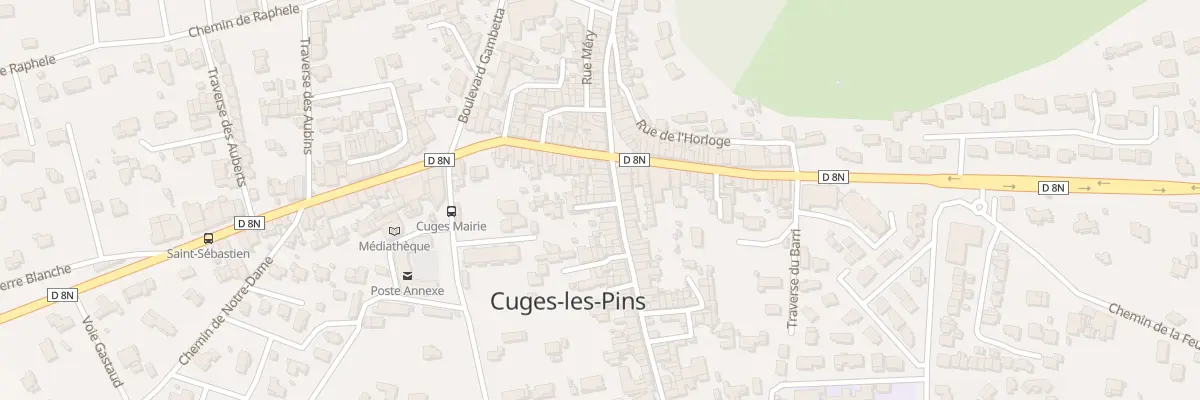 Plan du 5589 Le Village à Cuges-les-Pins