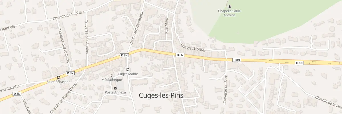 Plan du 2 Rue Victor Hugo à Cuges-les-Pins
