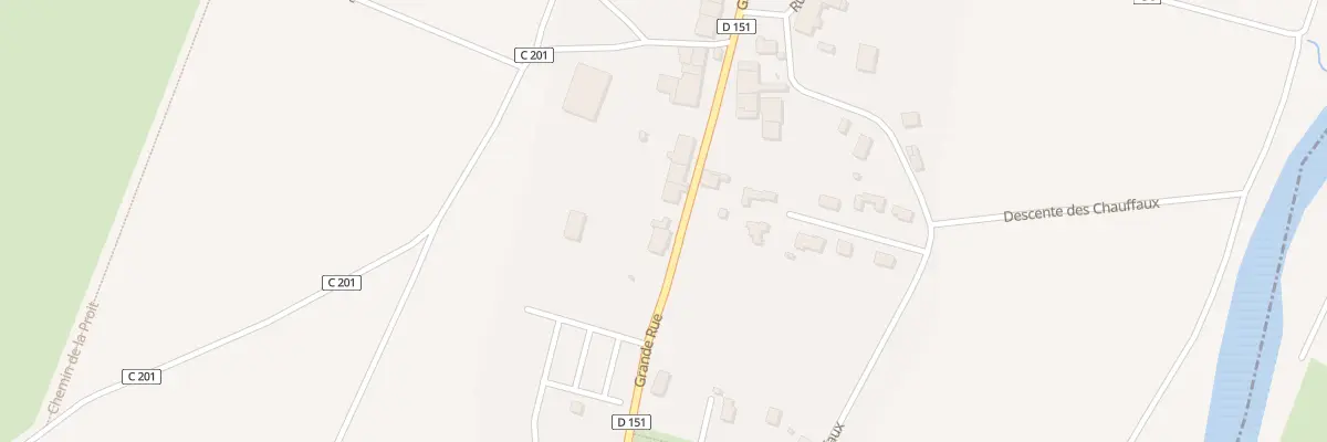 Plan du 700 Grande Rue à Blye