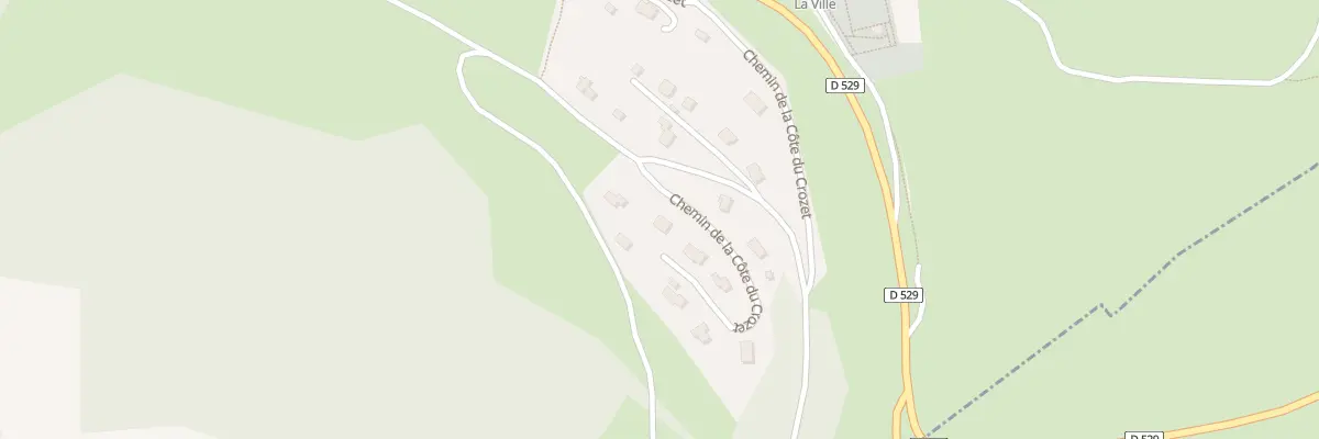Plan du 796 Che de la Cote du Crozet à Monteynard