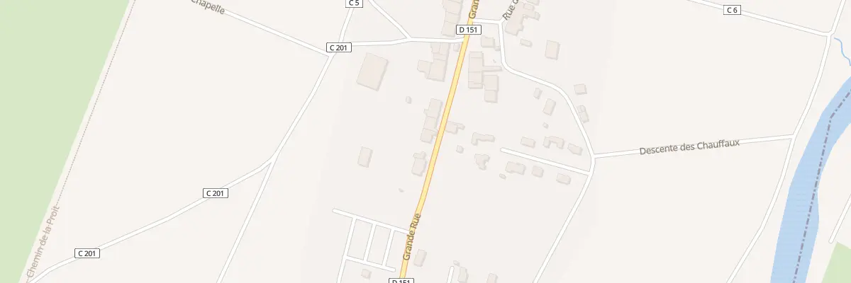 Plan du 674 Grande Rue à Blye