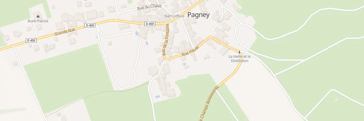 Plan du 21 Rue Haute à Pagney