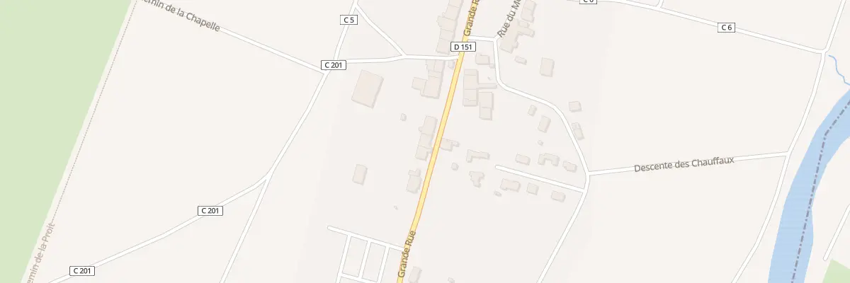 Plan du 664 Grande Rue à Blye