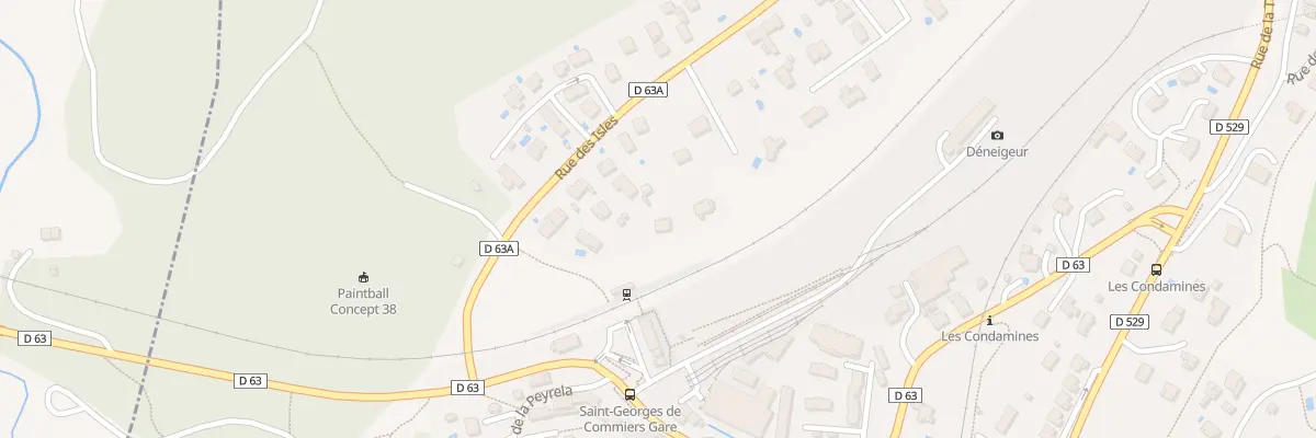 Plan du 304 Rue des Isles à Saint-Georges-de-Commiers