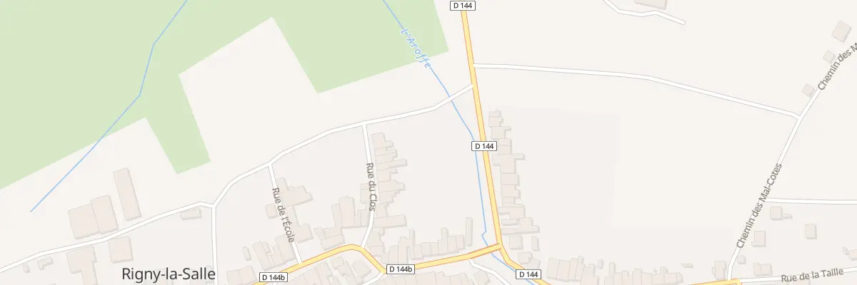 Plan du 18 Rue du Clos à Rigny-la-Salle