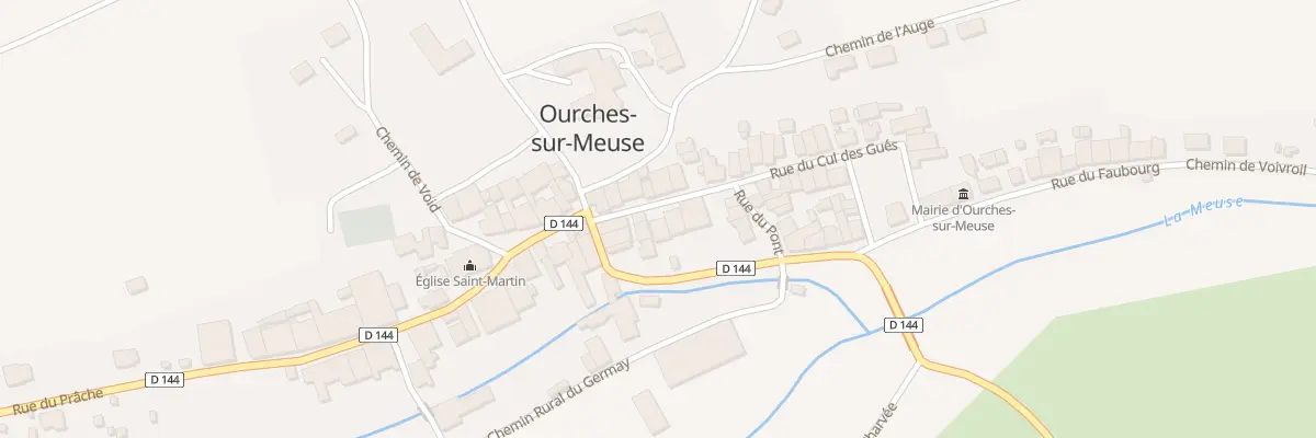 Plan du 1 Rue de Naives à Ourches-sur-Meuse