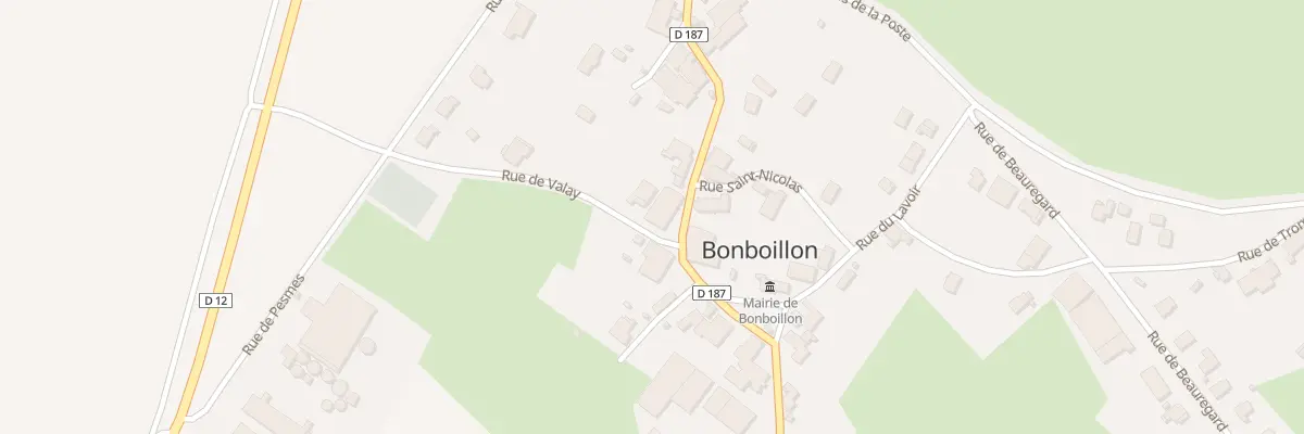 Plan du 2 Rue de Valay à Bonboillon