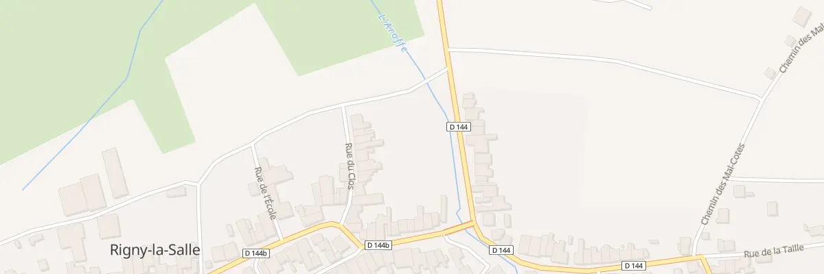 Plan du 14 Rue du Clos à Rigny-la-Salle