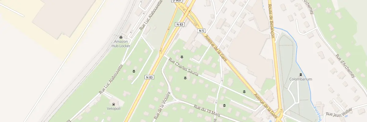 Plan du 8 Rue Sauria à Poligny
