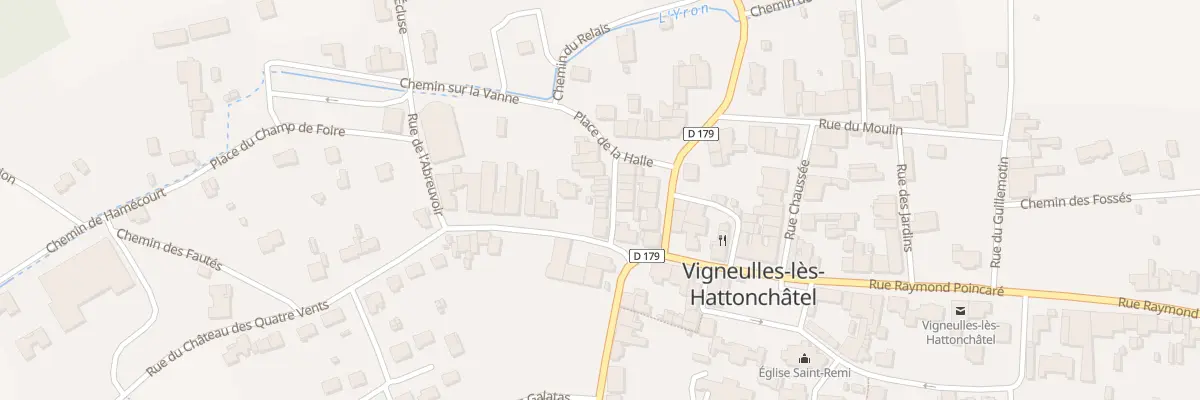 Plan du 1 Rue Mathieu à Vigneulles-lès-Hattonchâtel
