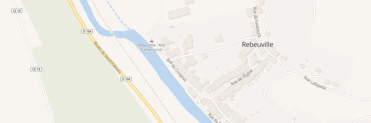 Plan du 126 Rue du Cougnot à Rebeuville