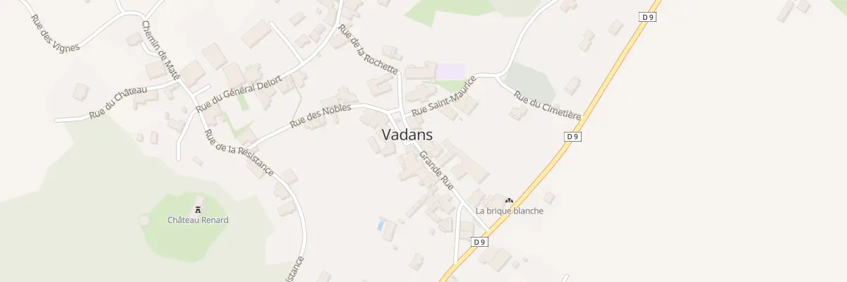 Plan du 16 Grande Rue à Vadans