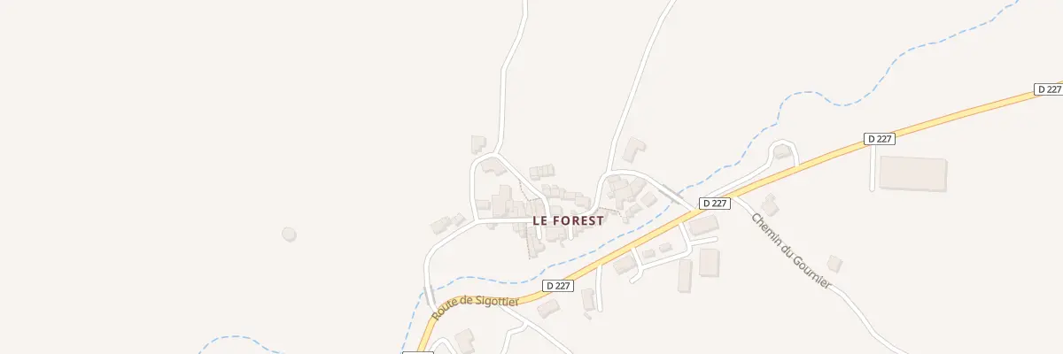 Plan du 111 Che de Serre Jeannot à Sigottier