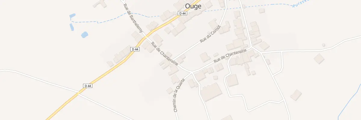 Plan du 14 Rue de Chantereine à Ouge