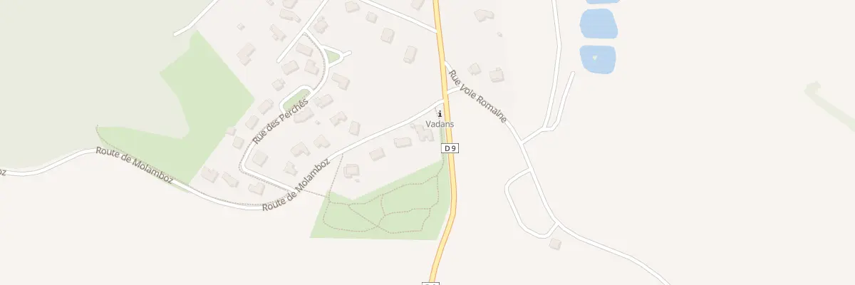 Plan du 1 Rue de Molamboz à Vadans